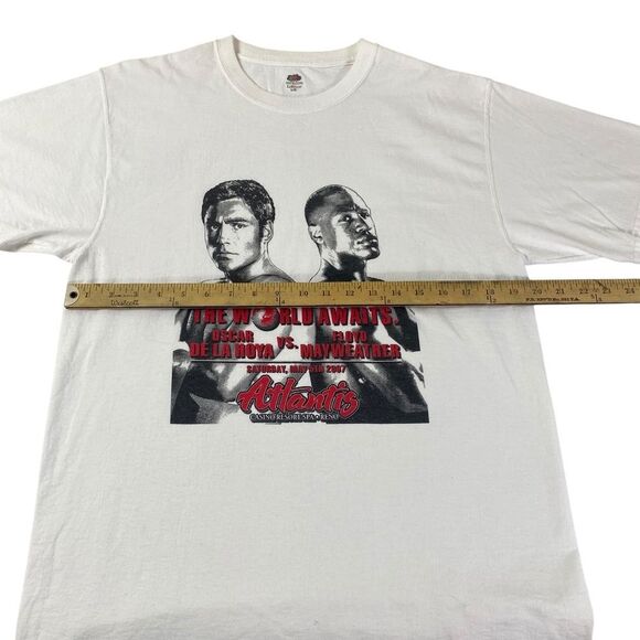 Oscar De La Hoya vs Floyd Mayweather 2007 Tee Shirt Large - Picture 4 of 4